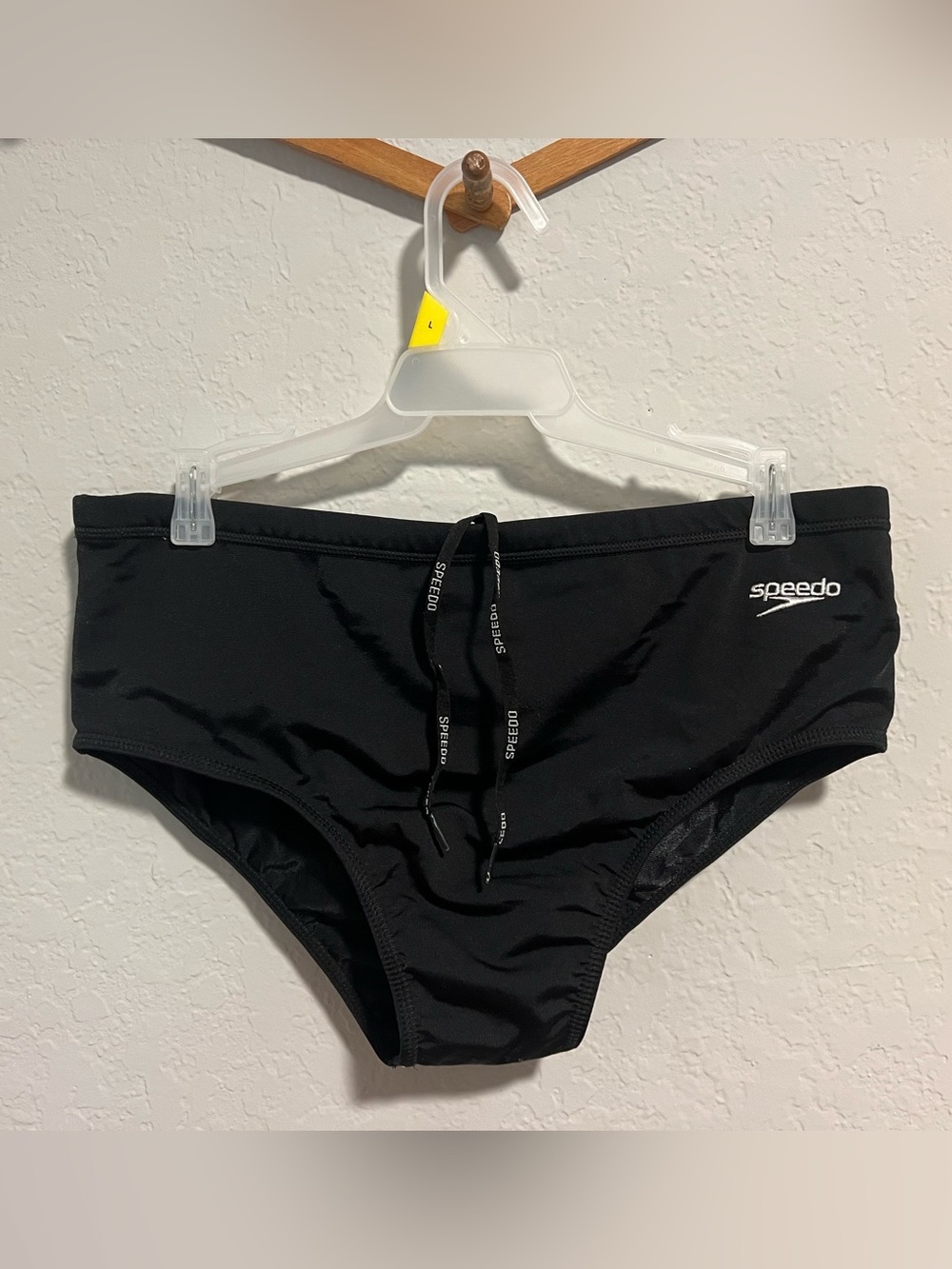 Women’s XL Speedo Hydrofast Black Full Coverage Swim Suit Bikini Bottom